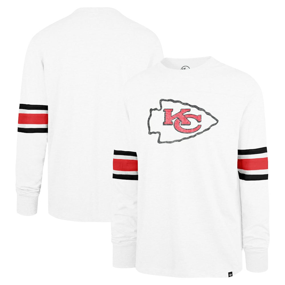 47 brand Kansas City Chiefs '47 Gridiron Premier Brex Long Sleeve T-Shirt White
