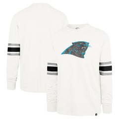 47 brand Carolina Panthers '47 Gridiron Premier Brex Long Sleeve T-Shirt White