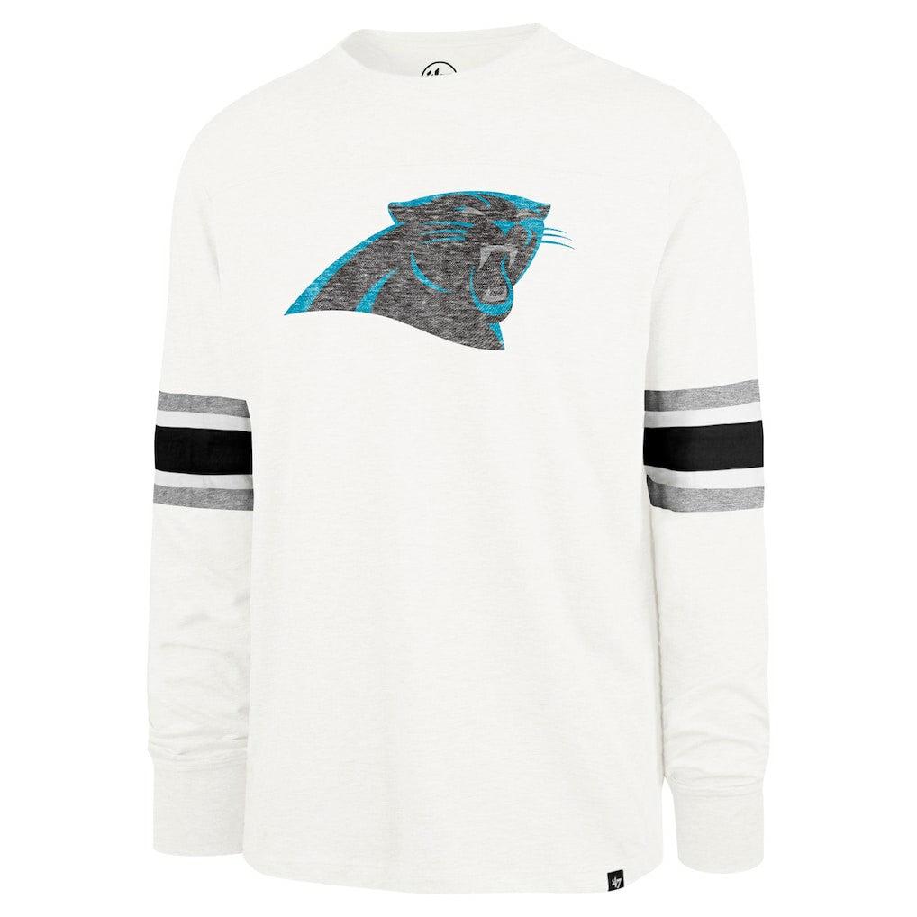47 brand Carolina Panthers '47 Gridiron Premier Brex Long Sleeve T-Shirt White