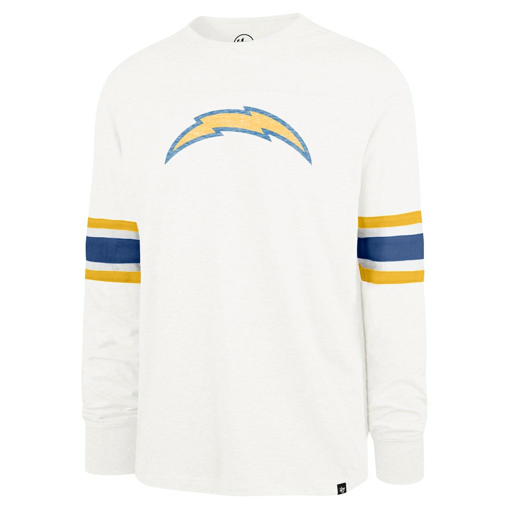 47 brand Los Angeles Chargers '47 Gridiron Premier Brex Long Sleeve T-Shirt White