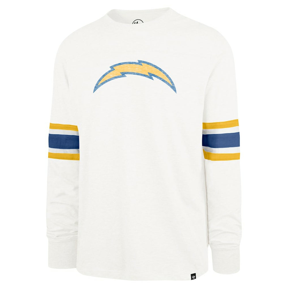 47 brand Los Angeles Chargers '47 Gridiron Premier Brex Long Sleeve T-Shirt White