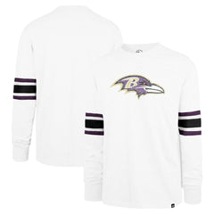 47 brand Baltimore Ravens '47 Gridiron Premier Brex Long Sleeve T-Shirt White