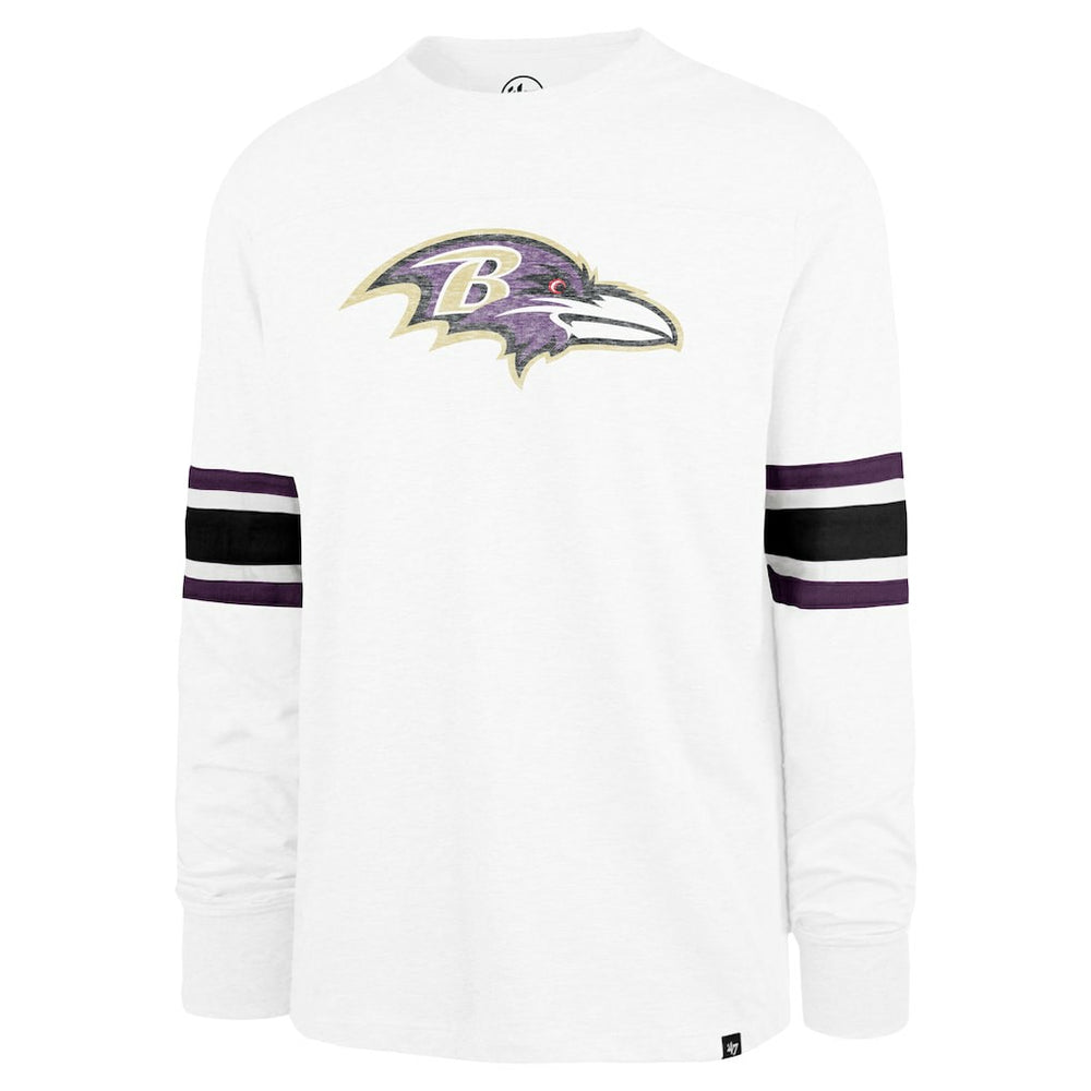 47 brand Baltimore Ravens '47 Gridiron Premier Brex Long Sleeve T-Shirt White