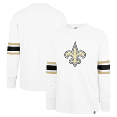 47 brand New Orleans Saints '47 Gridiron Premier Brex Long Sleeve T-Shirt White