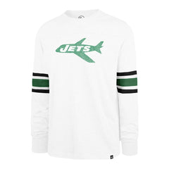 47 brand New York Jets '47 Gridiron Throwback Premier Brex Long Sleeve T-Shirt White