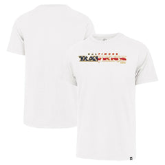 47 brand Baltimore Ravens '47 Flag Script Franklin T-Shirt White