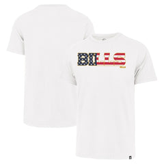 47 brand Buffalo Bills '47 Flag Script Franklin T-Shirt White