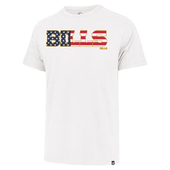 47 brand Buffalo Bills '47 Flag Script Franklin T-Shirt White