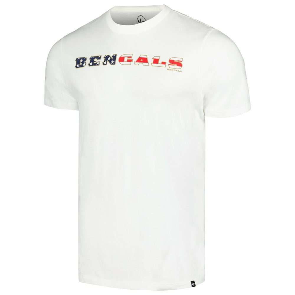 47 brand Cincinnati Bengals '47 Flag Script Franklin T-Shirt White