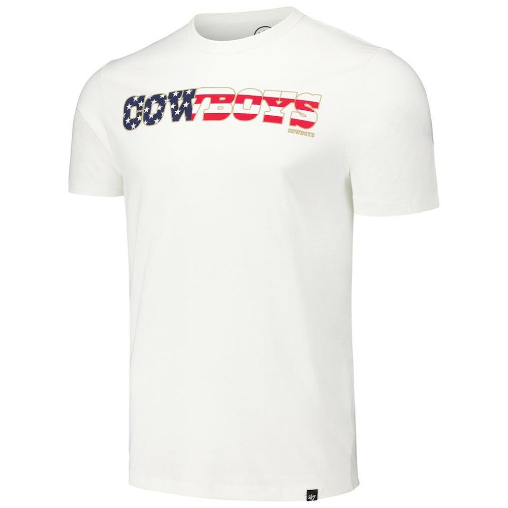 47 brand Dallas Cowboys '47 Flag Script Franklin T-Shirt White
