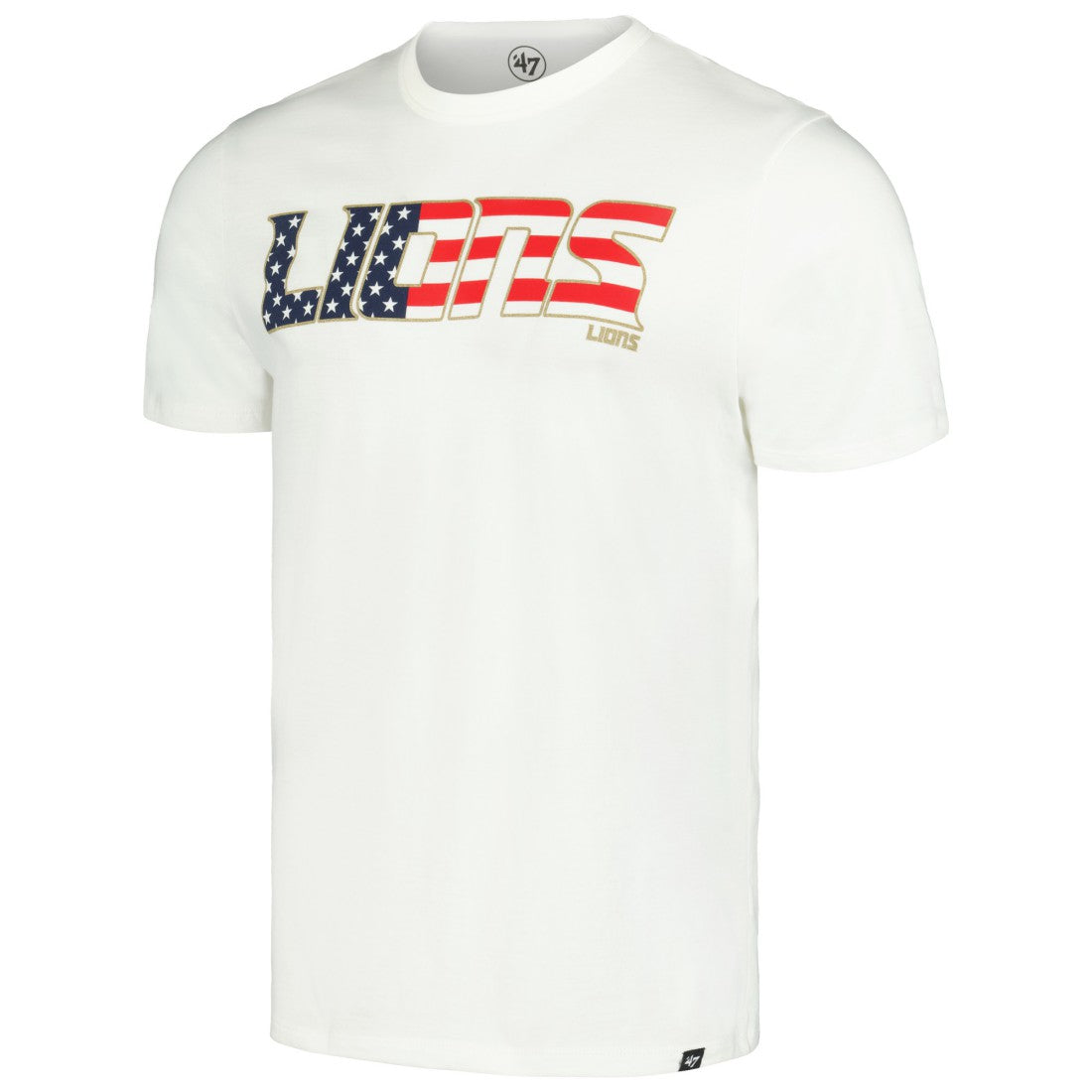47 brand Detroit Lions '47 Flag Script Franklin T-Shirt White