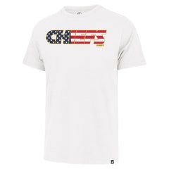 47 brand Kansas City Chiefs '47 Flag Script Franklin T-Shirt White
