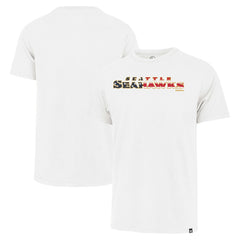 47 brand Seattle Seahawks '47 Flag Script Franklin T-Shirt White