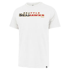 47 brand Seattle Seahawks '47 Flag Script Franklin T-Shirt White