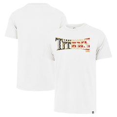 47 brand Tennessee Titans '47 Flag Script Franklin T-Shirt White