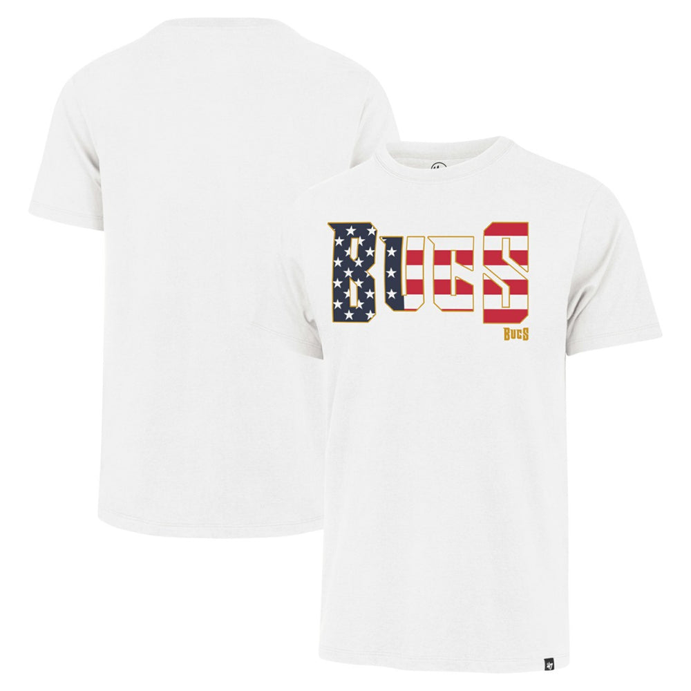 47 brand Tampa Bay Buccaneers '47 Flag Script Franklin T-Shirt White