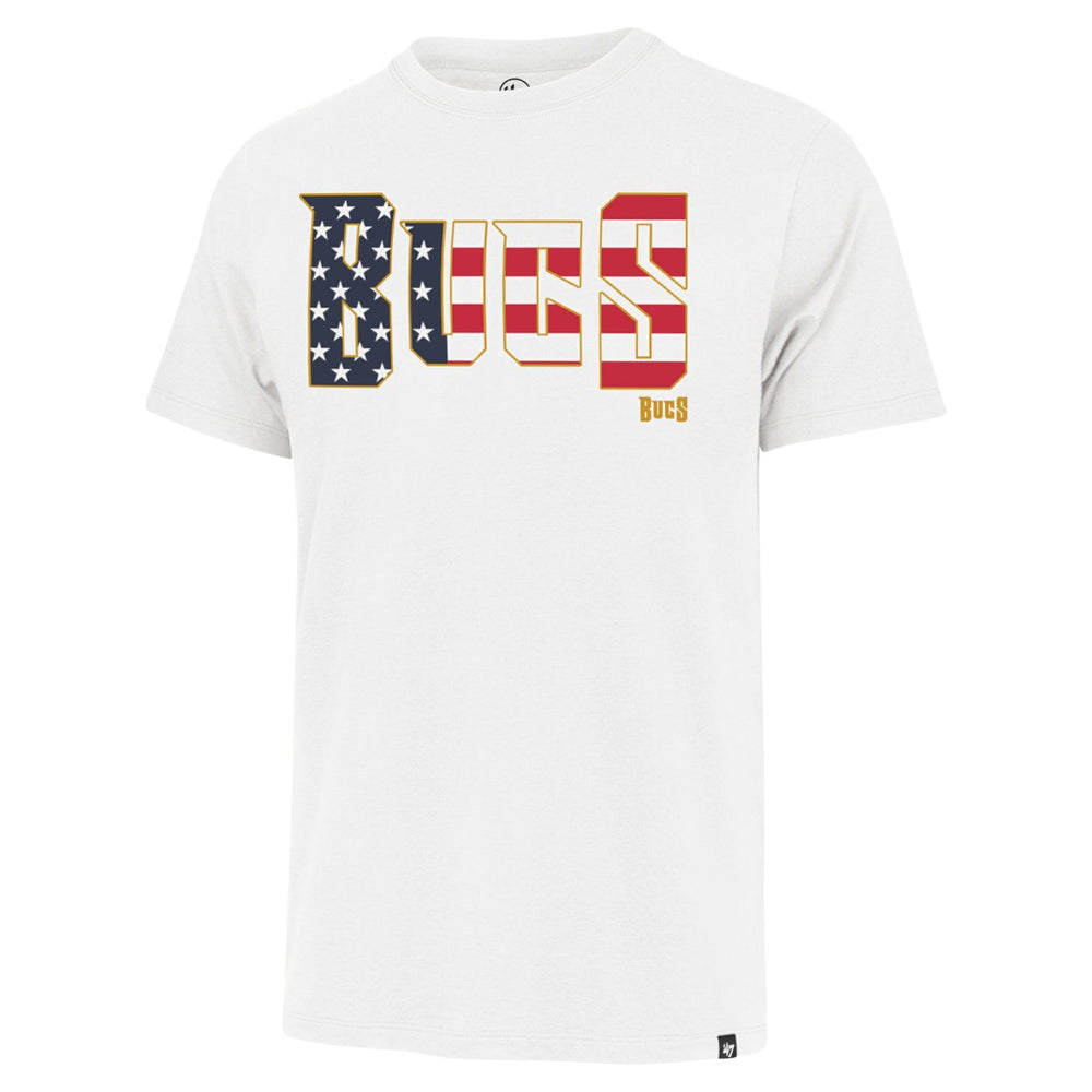 47 brand Tampa Bay Buccaneers '47 Flag Script Franklin T-Shirt White