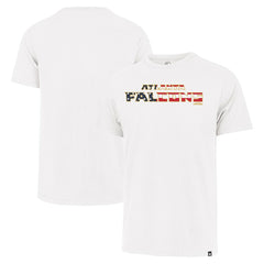 47 brand Atlanta Falcons '47 Flag Script Franklin T-Shirt White