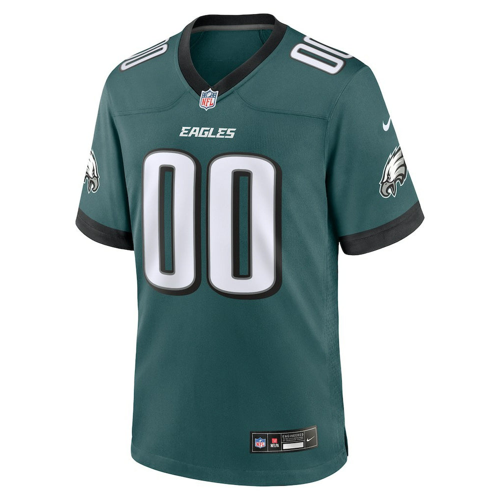 Nike Philadelphia Eagles Custom Game Jersey Midnight Green