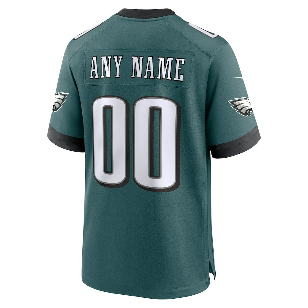 Nike Philadelphia Eagles Custom Game Jersey Midnight Green