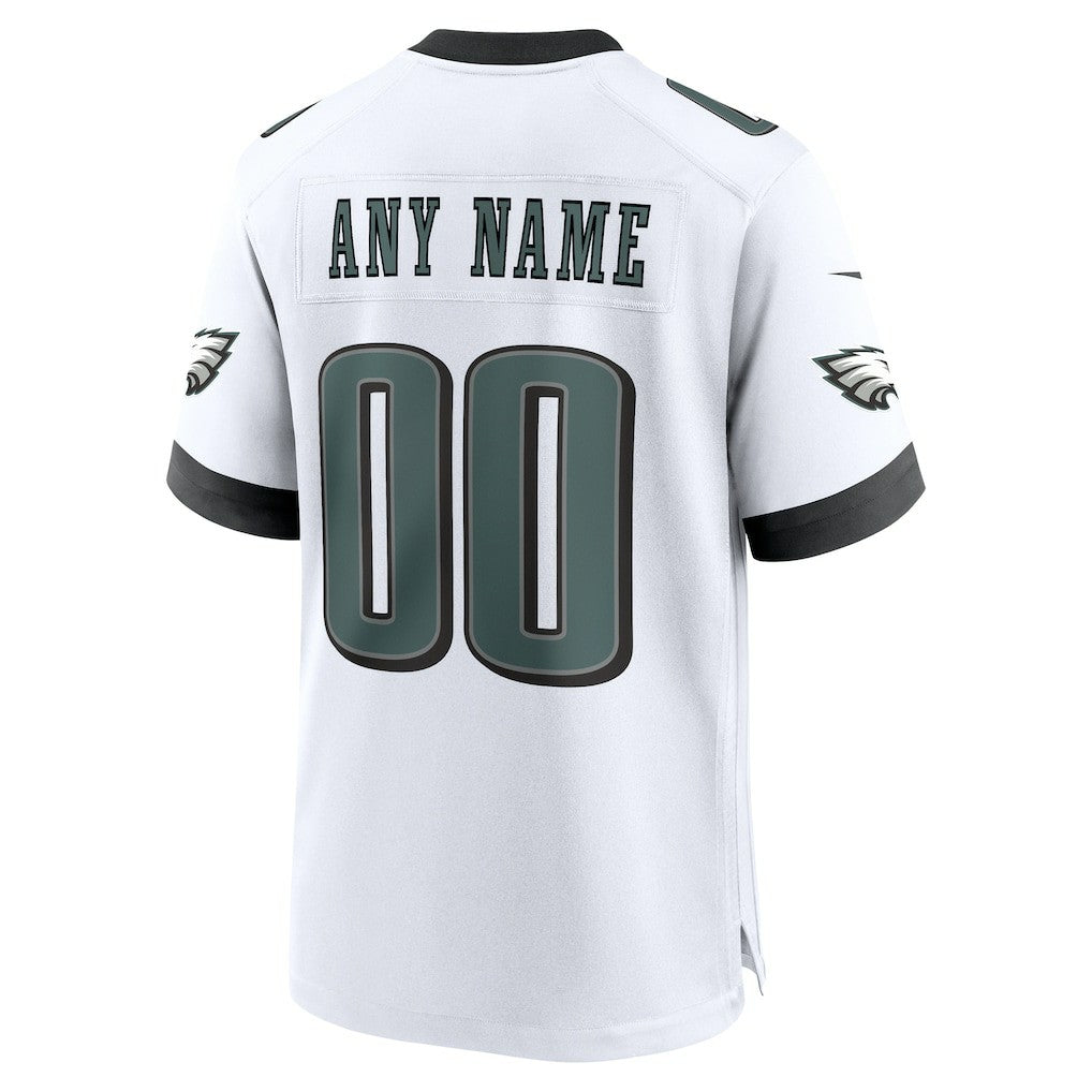 Nike Philadelphia Eagles Custom Game Jersey White