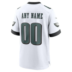 Nike Philadelphia Eagles Custom Game Jersey White