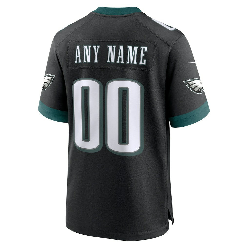 Nike Philadelphia Eagles Alternate Custom Game Jersey Black