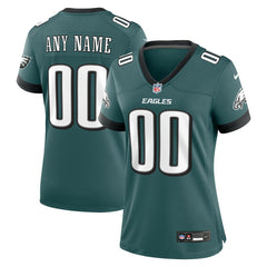 Nike Philadelphia Eagles Women's Custom Game Jersey Midnight Green