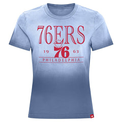 Philadelphia 76ers Sportiqe Women's Arcadia Sun-Dipped T-Shirt Royal