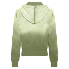 Boston Celtics Sportiqe Women's Carli Sun Fade Full-Zip Hoodie Olive