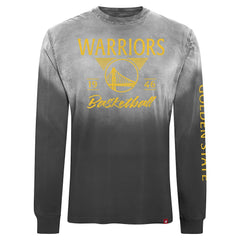 Golden State Warriors Sportiqe Unisex Mohave Sun-Dipped Long Sleeve T-Shirt Black
