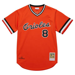 Cal Ripken Jr. Baltimore Orioles Mitchell & Ness 2001 Cooperstown Collection Authentic Throwback Jersey - Orange - Mitchell & Ness Online