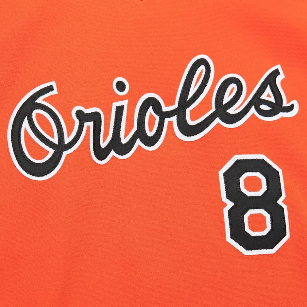 Cal Ripken Jr. Baltimore Orioles Mitchell & Ness 2001 Cooperstown Collection Authentic Throwback Jersey - Orange - Mitchell & Ness Online