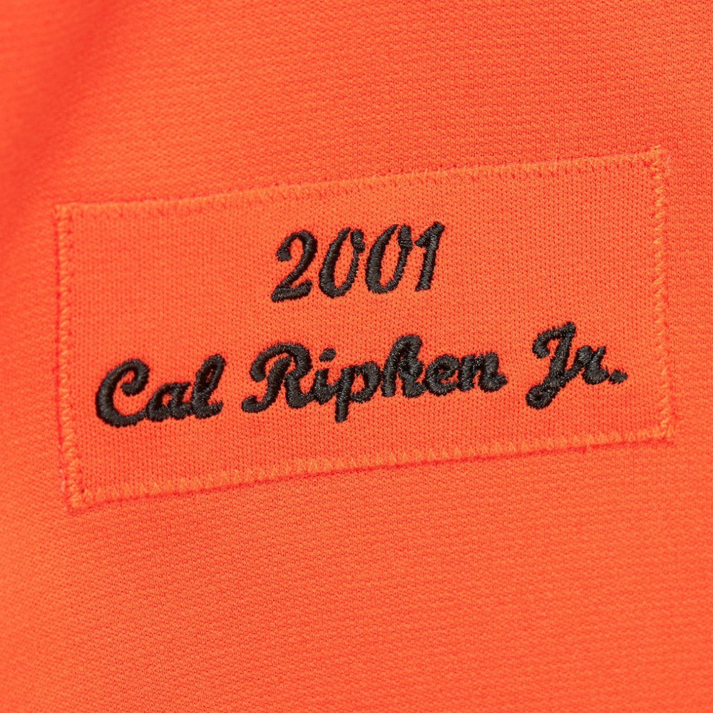 Cal Ripken Jr. Baltimore Orioles Mitchell & Ness 2001 Cooperstown Collection Authentic Throwback Jersey - Orange - Mitchell & Ness Online