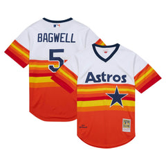 Jeff Bagwell Houston Astros Mitchell & Ness 2004 Cooperstown Collection Authentic Throwback Jersey - White - Mitchell & Ness Lifestyle