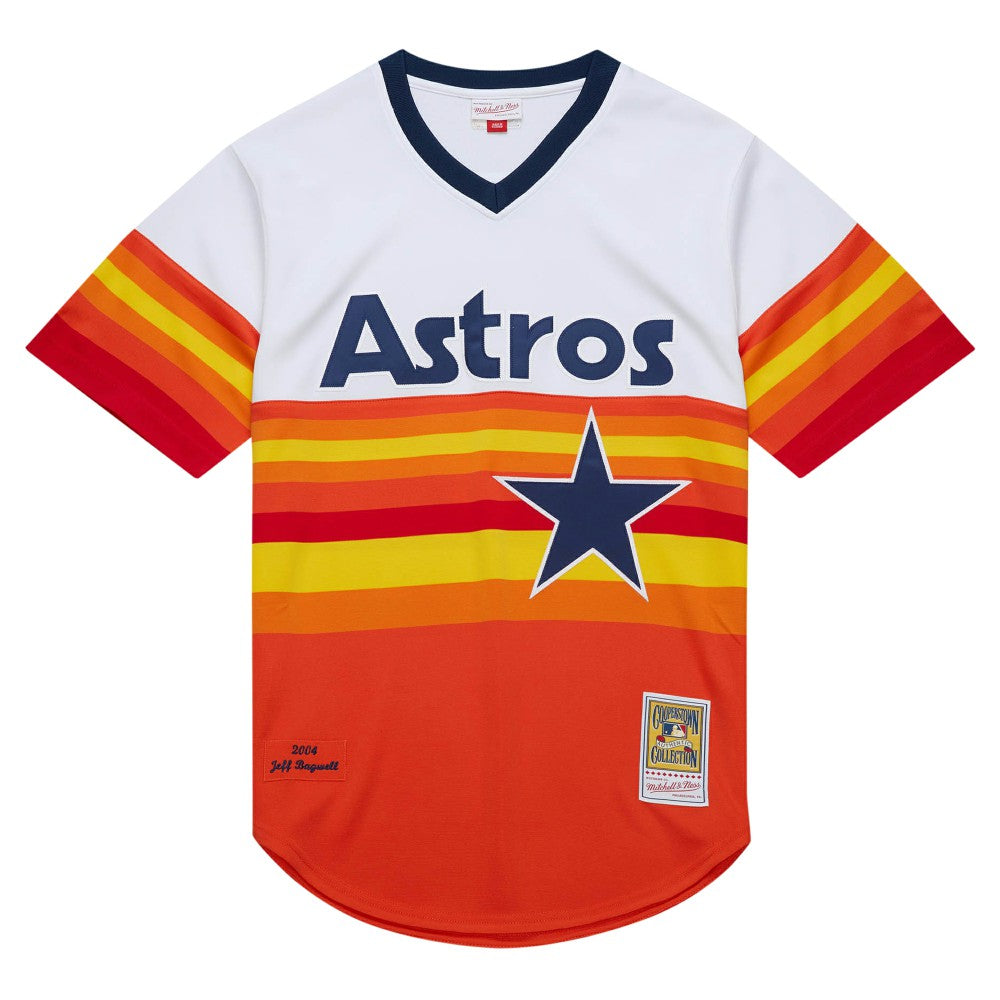Jeff Bagwell Houston Astros Mitchell & Ness 2004 Cooperstown Collection Authentic Throwback Jersey - White - Mitchell & Ness Lifestyle