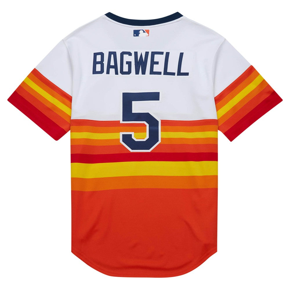 Jeff Bagwell Houston Astros Mitchell & Ness 2004 Cooperstown Collection Authentic Throwback Jersey - White - Mitchell & Ness Lifestyle