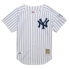 Derek Jeter New York Yankees Mitchell & Ness 2014 Cooperstown Collection Authentic Throwback Jersey - White - Mitchell & Ness Lifestyle