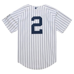 Derek Jeter New York Yankees Mitchell & Ness 2014 Cooperstown Collection Authentic Throwback Jersey - White - Mitchell & Ness Lifestyle