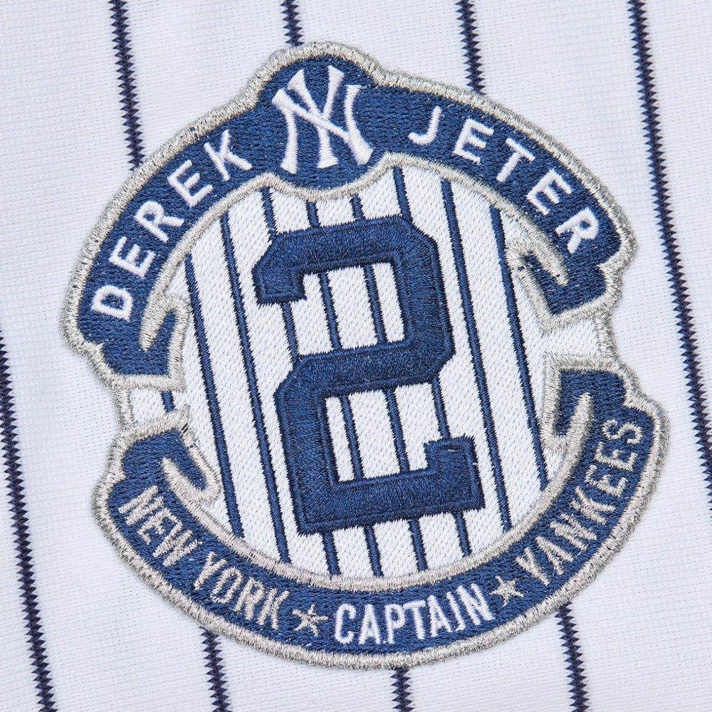 Derek Jeter New York Yankees Mitchell & Ness 2014 Cooperstown Collection Authentic Throwback Jersey - White - Mitchell & Ness Lifestyle