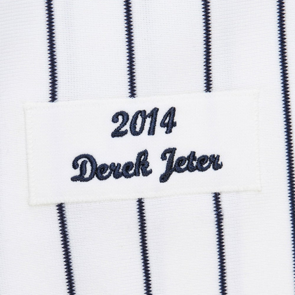 Derek Jeter New York Yankees Mitchell & Ness 2014 Cooperstown Collection Authentic Throwback Jersey - White - Mitchell & Ness Lifestyle