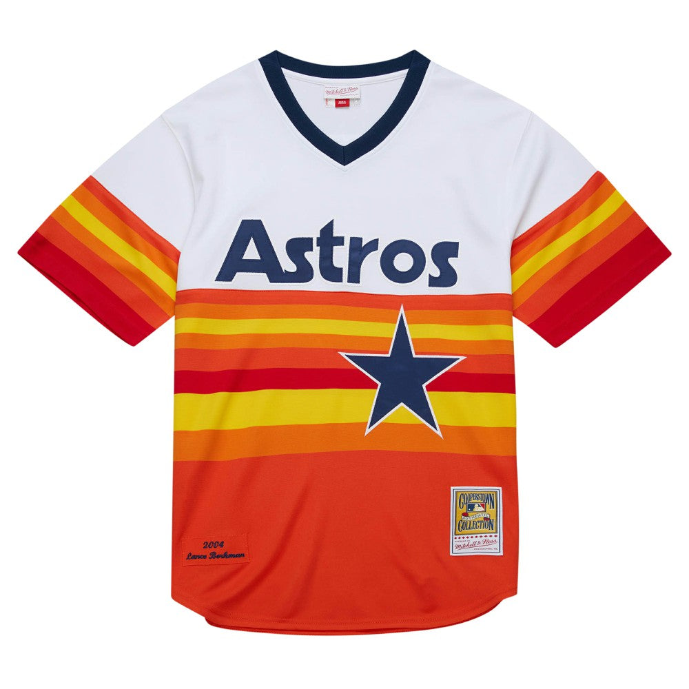Lance Berkman Houston Astros Mitchell & Ness 2004 Cooperstown Collection Authentic Throwback Jersey - White - Mitchell & Ness Discount