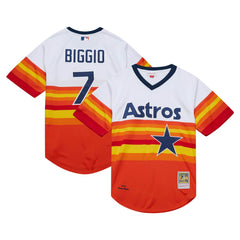 Craig Biggio Houston Astros Mitchell & Ness 2004 Cooperstown Collection Authentic Throwback Jersey - White - Mitchell & Ness on Sale