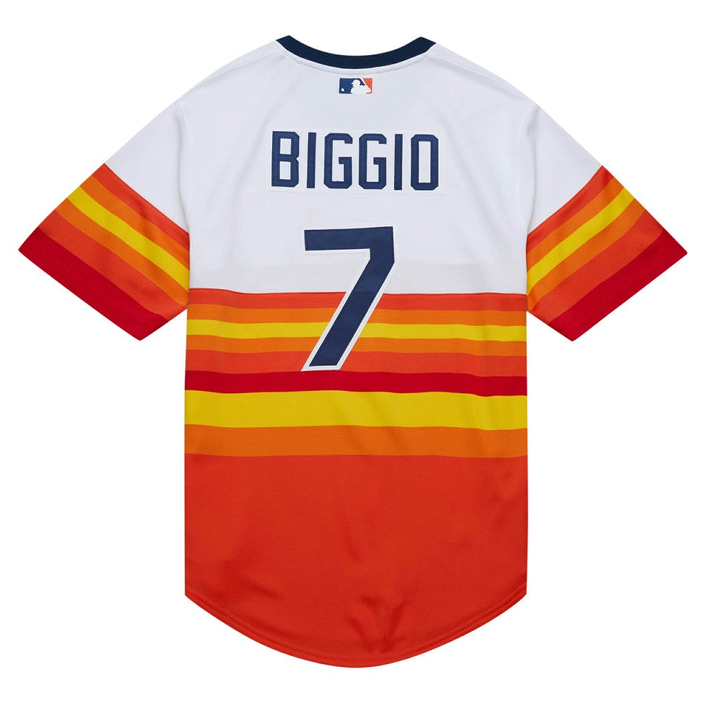 Craig Biggio Houston Astros Mitchell & Ness 2004 Cooperstown Collection Authentic Throwback Jersey - White - Mitchell & Ness on Sale