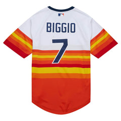Craig Biggio Houston Astros Mitchell & Ness 2004 Cooperstown Collection Authentic Throwback Jersey - White - Mitchell & Ness on Sale