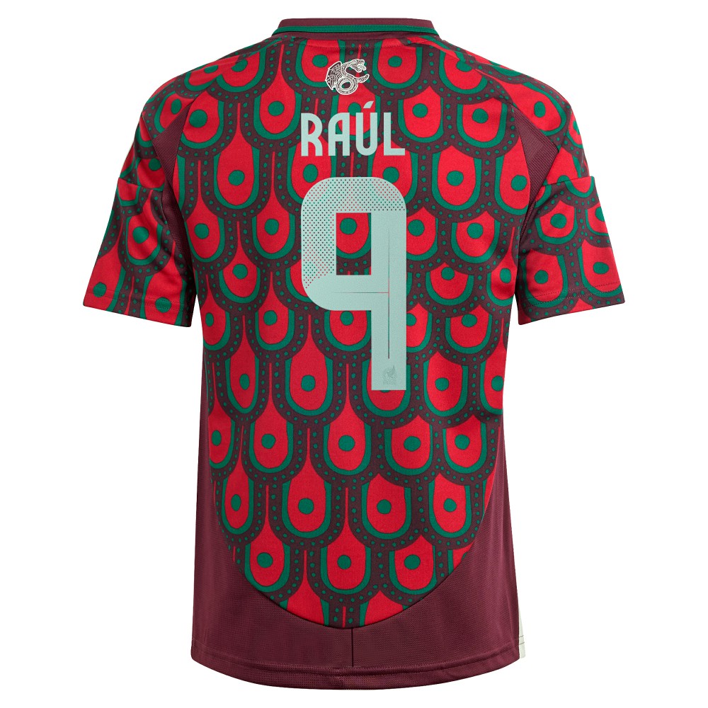 Raul Jimenez Mexico National Team Youth 2024 Home Replica Player Jersey Burgundy - Adidas sale
