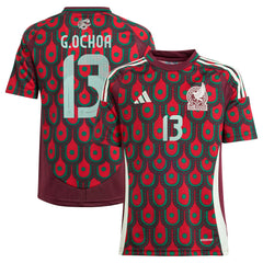 Guillermo Ochoa Mexico National Team Youth 2024 Home Replica Player Jersey Burgundy - Adidas Discount