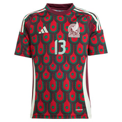 Guillermo Ochoa Mexico National Team Youth 2024 Home Replica Player Jersey Burgundy - Adidas Discount