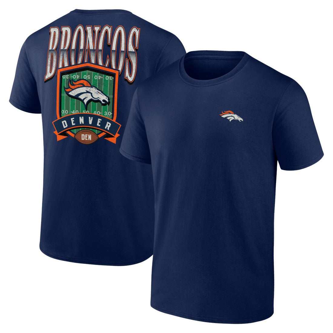 Denver Broncos Full Range T-Shirt Navy