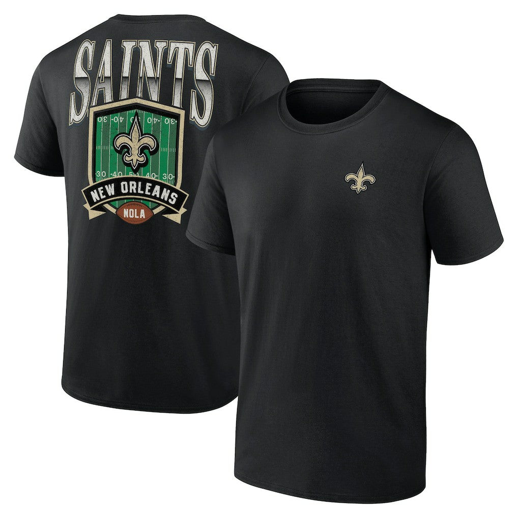 New Orleans Saints Full Range T-Shirt Black